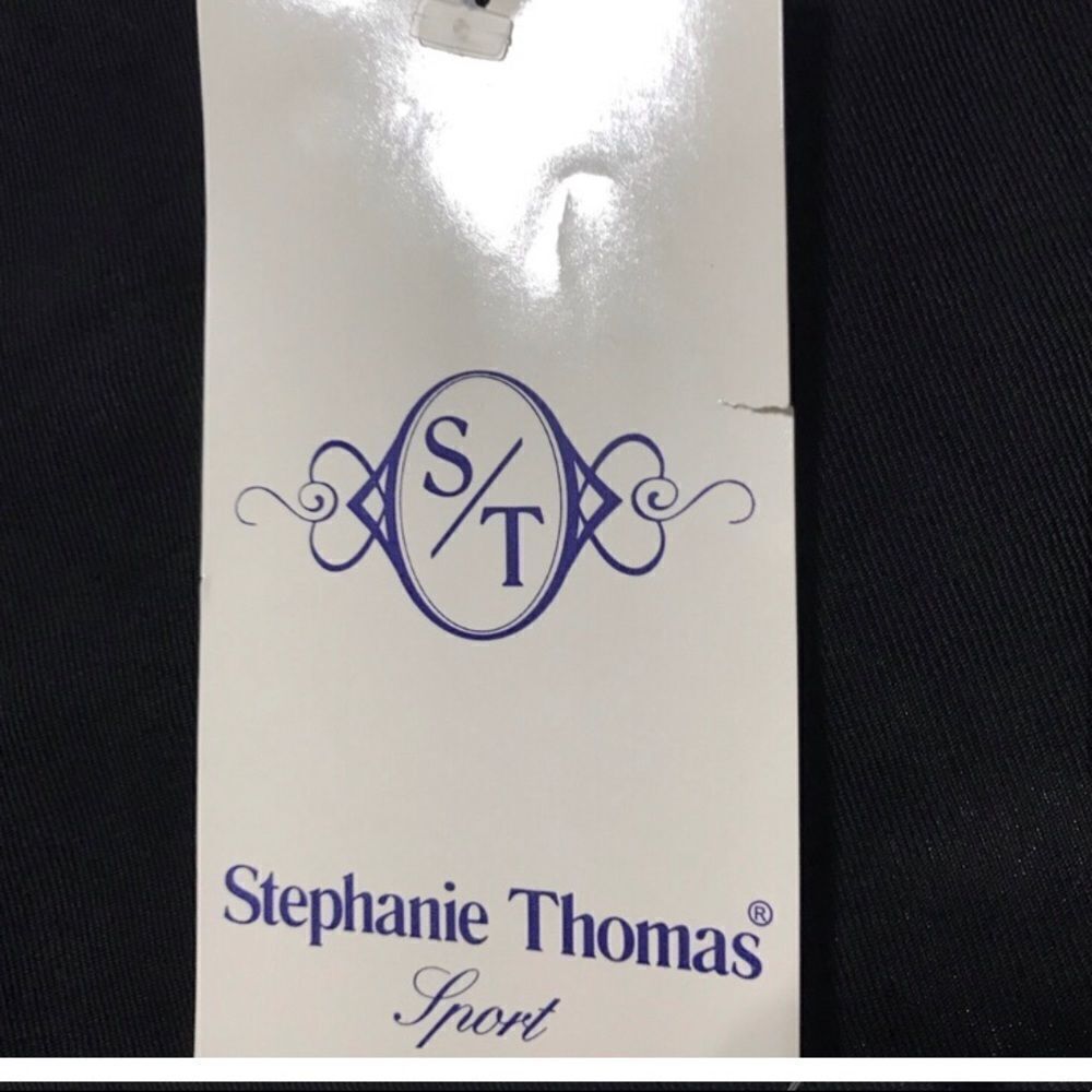 Stephanie Thomas Size 12 Black Blouse NWT - Picture 4 of 6